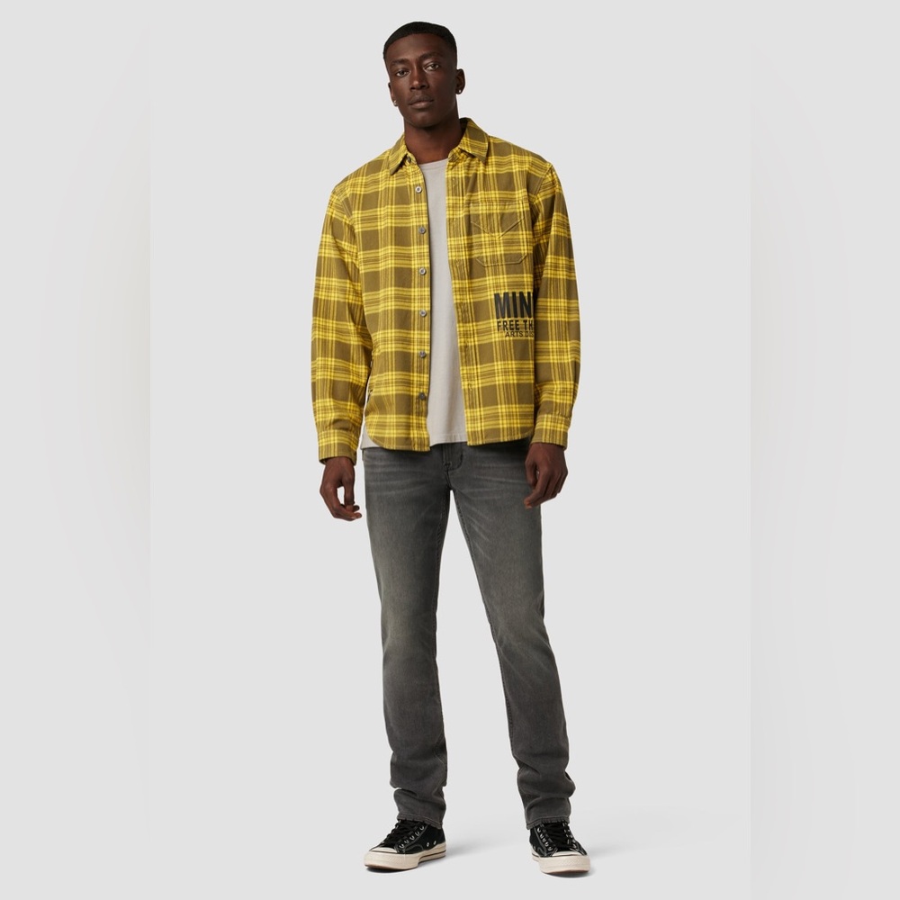 NWT Hudson Jeans Men's Blake Bronx Slim Straight Jeans 34 x 35